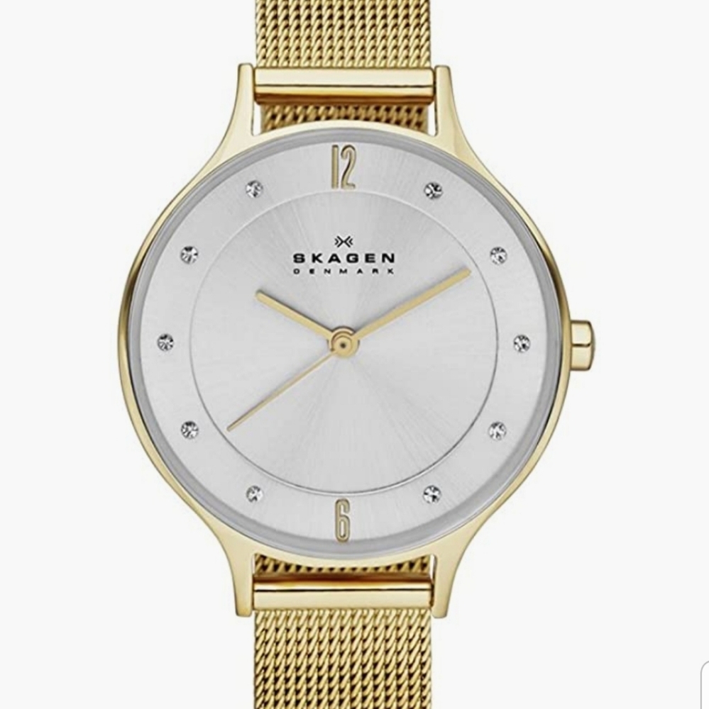 Skagen Gold Stainless Steel Quartz Watch